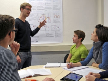 A group of doctoral candidates at DESY